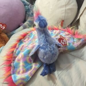 Colorful Ty Plush Bird